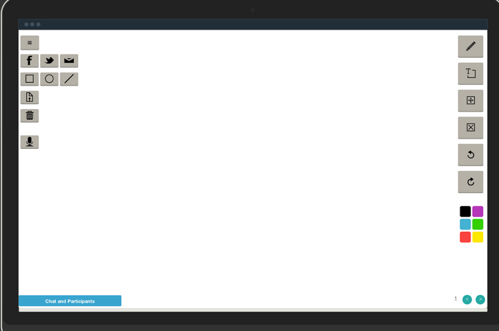 Online witheboard with features.
